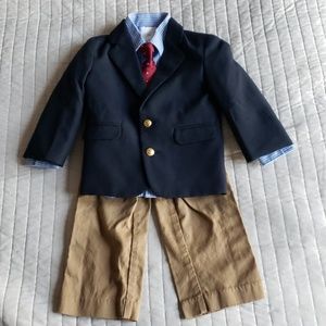Nautica 24 Month Boys 4 Piece Suit and Tie